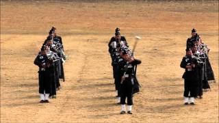 13 Gorkha Rifles Pipe band amp khukuri display 24 April 2015 [upl. by Schild]