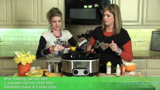 Chicken Tortilla Soup  Crockin Girls [upl. by Crifasi]