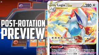 Lugia VSTAR POSTROTATION PREVIEW WITH DECK LISTS  Pokemon TCG [upl. by Aurelea847]