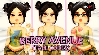 🌊CODIGOS DE CARAS BONITAS quotBERRY AVENUE RP ROBLOXquot🌊 [upl. by Elmira]