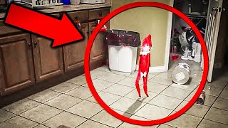 Elf On A Shelf Caught On Camera amp Spotted MOVING In Real Life [upl. by Hance580]