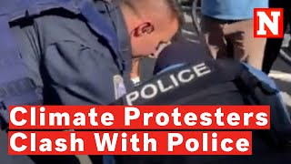 See Climate Change Activists Clash With Police During Week Of DC Protests [upl. by Terrance]