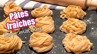 Pâtes fraîches maison SANS machine à la main [upl. by Welch]