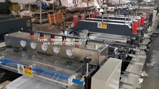 Tyvek sterilization medical header bag making machine [upl. by Oilerua]