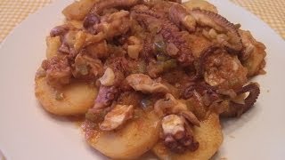 Pulpo Guisado a la Mugardesa  La Cocina Imperfecta [upl. by Airamalegna]