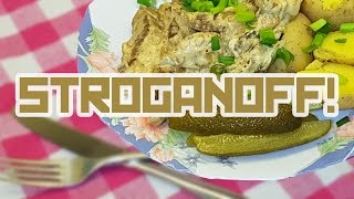 STROGANOFF for one  Cooking with Boris [upl. by Thisbe]