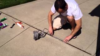 DIY Repair Driveway Expansion Joints [upl. by Dutch]