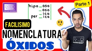 ✅NOMENCLATURA Química ÓXIDOS  𝙎𝙪𝙥𝙚𝙧 𝙁á𝙘𝙞𝙡 😎​🫵​💯​  Química inorgánica [upl. by Island380]