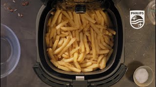 Knusprige Pommes frites aus dem Philips Airfryer [upl. by Natsirk948]