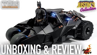 Hot Toys Batmobile Tumbler 20 Batman Begins  The Dark Knight 16 Scale Vehicle Unboxing amp Review [upl. by Beutner]