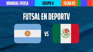 Argentina vs México  Mundial de Futbol de Salón Femenino Misiones 2023  Grupo A  Fecha 1 [upl. by Marjana284]