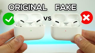 AirPods Pro Originales vs Fake que NO TE ENGAÑEN ❌ [upl. by Alimak]