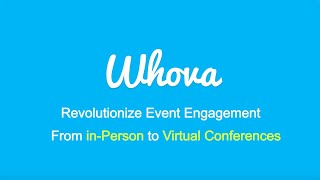 Whova for Virtual Conferences and Events [upl. by Jerrilee765]