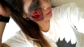 Burn makeup No liquid latex [upl. by Nylrehc]