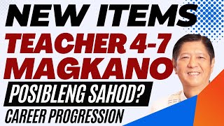 TEACHER 4  7 SALARY MAGKANO CAREER PROGRESSION FOR TEACHERS [upl. by Nekciv]