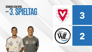 Stimmen zum Spiel FC Vaduz  FC Wil 1900 [upl. by Maxma438]