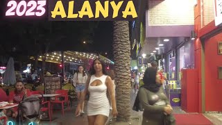 Antalya  Alanya night walking tour 2023  turkey holiday  turkey treval [upl. by Ogawa906]