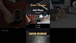 All I Want  Kodaline  EASY Guitar Tutorial with Chords  Lyrics guitarchords [upl. by Ydissac]