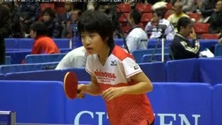 Table Tennis 平野美宇 × 森さくら 14 全日本卓球2012119 [upl. by Dlaner]