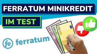 Ferratum Minikredit Test Wie gut ist der Kleinkredit 2023 [upl. by Berliner]