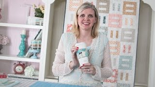 How to Make a Coffee Koozie  Quick DIY Project  Fat Quarter Shop [upl. by Bary]