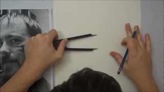 Portrait Drawing for Beginners  Part 1  The Layout [upl. by Eerolam71]