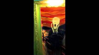 The Scream Living Painting [upl. by Kinnie]