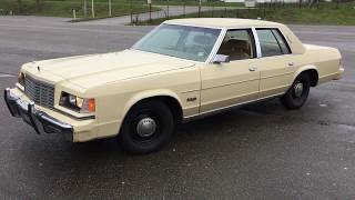 1980 Dodge St Regis Rbody Chrysler Newport New Yorker Plymouth Fury [upl. by Arytal96]