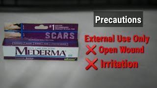 Mederma Cream  Review  How to Use  Precautions  Pharmacy Guruji 🏥 [upl. by Odragde185]