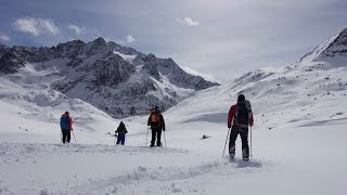 Schneeschuhtour Sellrainer Hüttenrunde  Wanderbursche [upl. by Ateiluj]