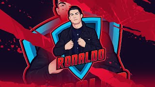 Esport Logo Design  Gaming Logo Design  Ronaldo Gaming Logo [upl. by Esoranna]