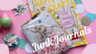 HOW DID I CREATE THIS EASTER JOURNAL COVER With DAPHNES DIARY Issue 2 [upl. by Teri]