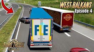 I DEFINITELY DIDNT CRASH IN THIS EPISODE LOL  West Balkans DLC Euro Truck Simulator 2  Episode 4 [upl. by Airamas464]