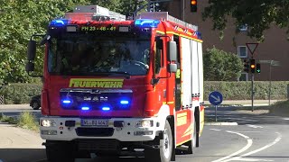 Brandausbruch in Krankenhaus Einsatzfahrten Feuerwehr und Rettungsdienst Buchholz in der Nordheide [upl. by Lebazej]