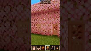 minecraft pink 🩷 house 🏡subscribe [upl. by Allecram]