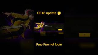 Free fire not login 😮‍💨  💔 Authentication failed invalid OpenID  OB46 update freefire ffshorts [upl. by Freiman]