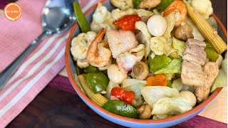 Filipino Chopsuey Recipe  Easy Chopsuey Recipe  Get Cookin [upl. by Quirita694]