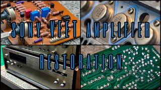 Sony TAN8550 VFET Power Amplifier Restoration and Overhaul [upl. by Faubion]