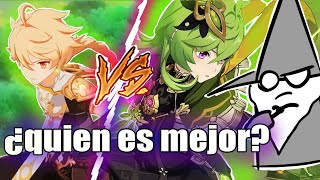 TRAVELER VS COLLEI  ¿ QUIEN ES MEJOR PARA DENDRO   Genshin impact Español [upl. by Lubow]