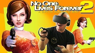 NO ONE LIVES FOREVER 2 VR MOD  NOLF 2 VR Oculus Rift TPCAST Gameplay Part 1 [upl. by Annam588]