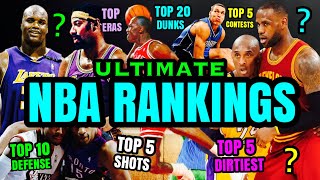 The Ultimate NBA Rankings Video [upl. by Sosthina755]