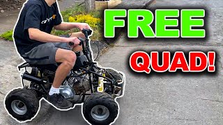 Free Quad How to fix it Chinese TaoTao kids quad [upl. by Eirrek]