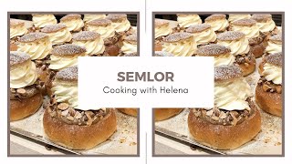 How to make Swedish Semlor  Semla recept [upl. by Nakhsa]