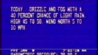 Weather Channel Local Forecast 1993 [upl. by Cathryn]