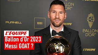 Ballon dOr 2023  Messi plus grand footballeur de tous les temps [upl. by Kitty914]