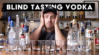 I blind tasted 12 VODKAS and this is what I learned [upl. by Cirala]