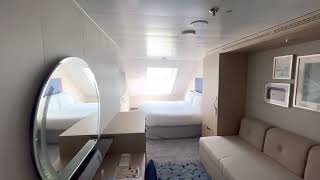 Odyssey of the Seas Balcony Stateroom Cabin Tour amp Review [upl. by Tacye]