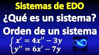 01 ¿Qué es un Sistema de Ecuaciones Diferenciales [upl. by Neve]