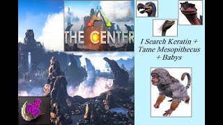 ARK Survival Ascended  I SEARCH KERATIN  TAME MESOPITHECUS  BABYS  MAP THE CENTER  MHG 4K  9 [upl. by Kcirded]