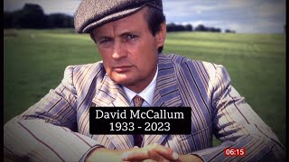 David McCallum passes away 1933  2023 UK  BBC amp Sky News  26Sep2023 [upl. by Panta454]